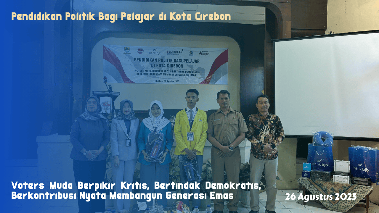 Voters Muda Berpikir Kritis, Bertindak Demokratis, Berkontribusi Nyata Membangun Generasi Emas