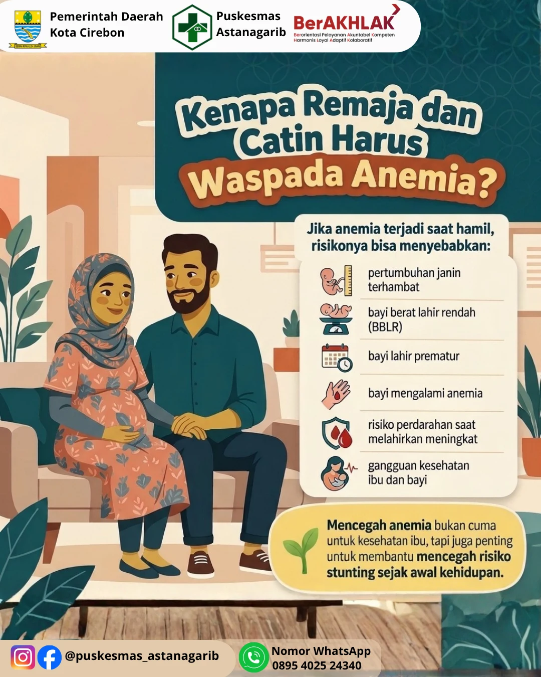 Remaja dan Calon Pengantin Harus Waspada Anemia